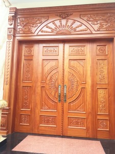 Mẫu cửa gỗ chỉ nổi đẹp nhất 2021 - Huyn Door - Cửa thông phòng ...